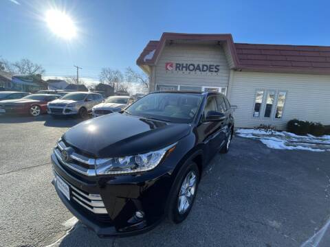 2019 Toyota Highlander for sale at Rhoades Automotive Inc. in Columbia City IN