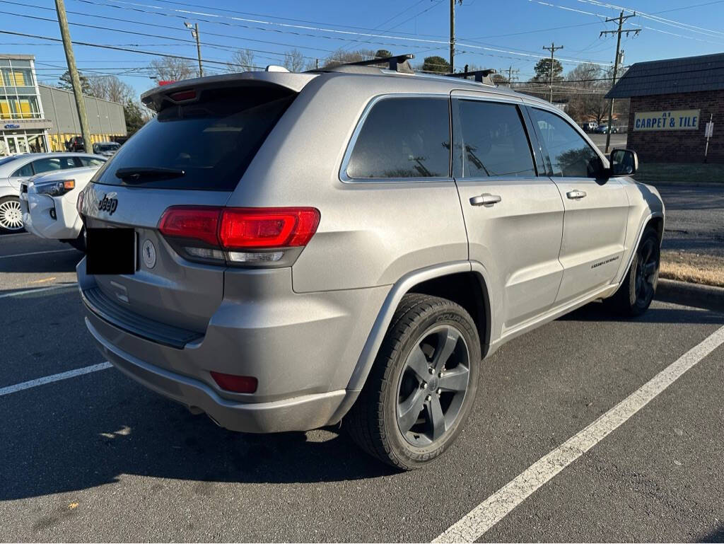 2015 Jeep Grand Cherokee for sale at East Coast Motors in Charlotte, NC