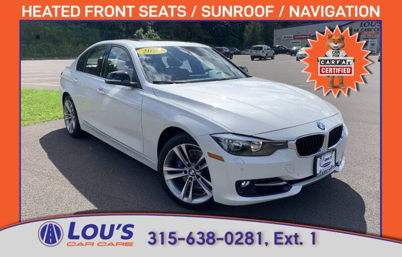 2015 BMW 3 Series for sale at LOU'S CAR CARE CENTER in Baldwinsville NY