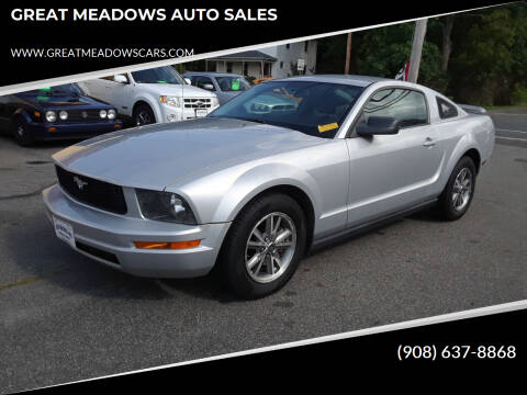 2005 Ford Mustang for sale at GREAT MEADOWS AUTO SALES in Great Meadows NJ