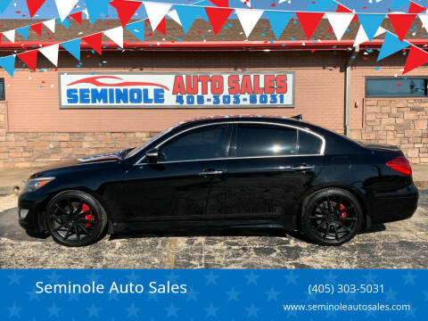 2013 Hyundai Genesis for sale at Seminole Auto Sales in Seminole OK
