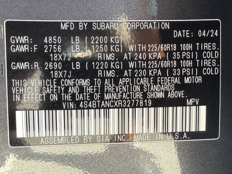 2024 Subaru Outback Limited