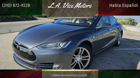 2012 Tesla Model S for sale at L.A. Vice Motors in San Pedro CA