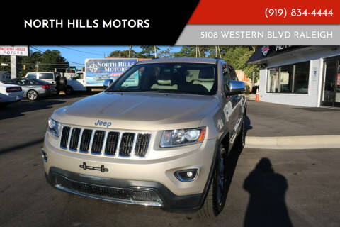 2014 Jeep Grand Cherokee for sale at NORTH HILLS MOTORS in Raleigh NC