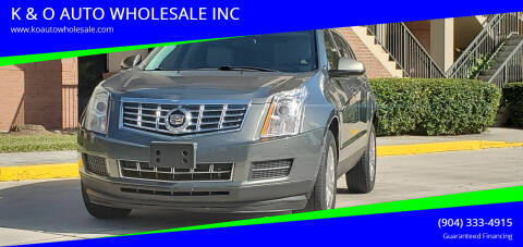 2013 Cadillac SRX for sale at K & O AUTO WHOLESALE INC in Jacksonville FL