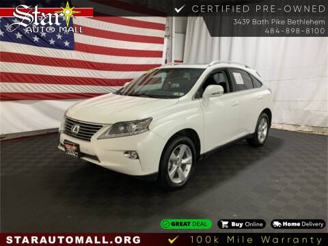 2015 Lexus RX 350 for sale at STAR AUTO MALL 512 in Bethlehem PA