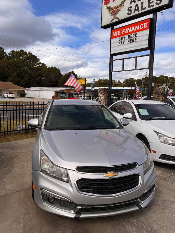 2015 Chevrolet Cruze for sale at Sparta Auto Sales in Jonesboro GA