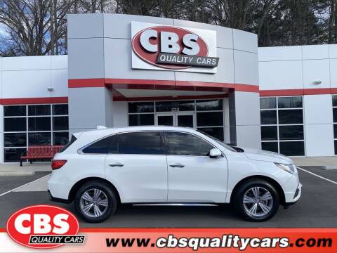 2020 Acura MDX for sale at CBS Quality Cars in Durham NC