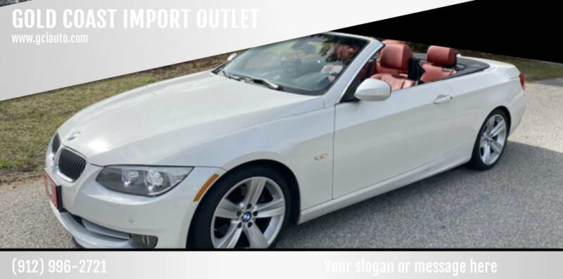 2011 BMW 3 Series for sale at GOLD COAST IMPORT OUTLET in Saint Simons Island GA