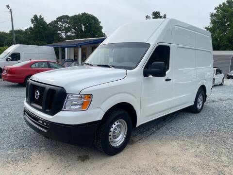 2020 Nissan NV for sale at CRC Auto Sales in Fort Mill SC