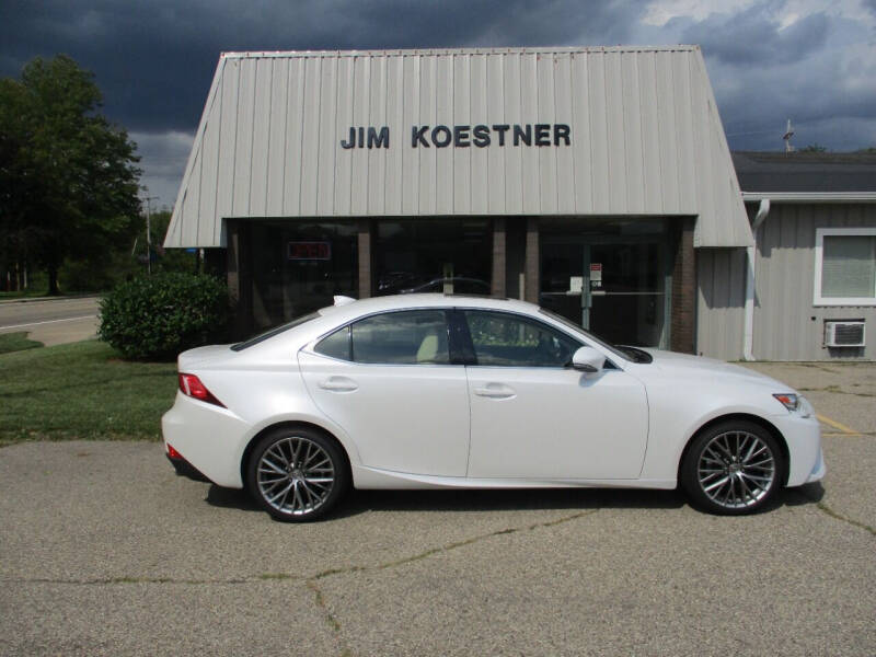 2015 Lexus IS 250 for sale at JIM KOESTNER INC in Plainwell MI