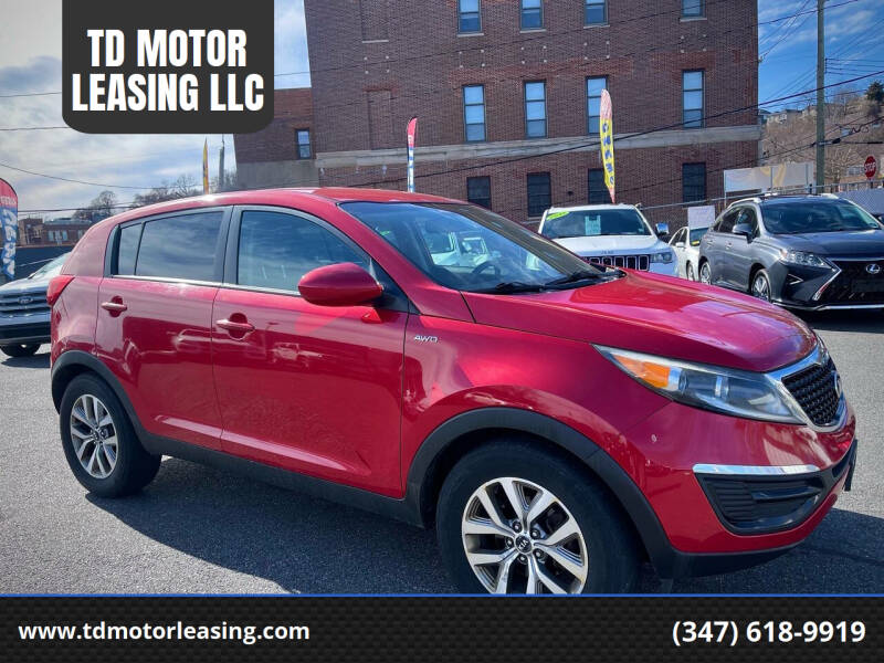 2015 Kia Sportage for sale at TD MOTOR LEASING LLC in Staten Island NY