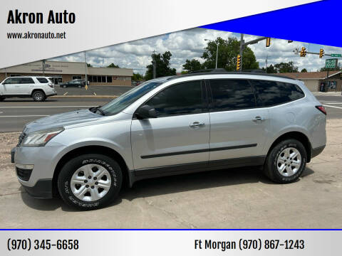 2015 Chevrolet Traverse for sale at Akron Auto - Fort Morgan in Fort Morgan CO