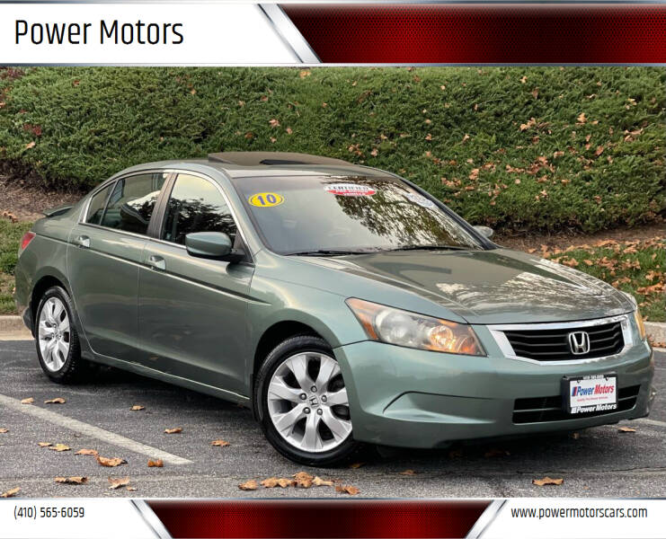 2010 Honda Accord for sale at Power Motors in Halethorpe MD