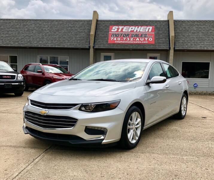2018 Chevrolet Malibu for sale at Stephen Motor Sales LLC in Caldwell OH