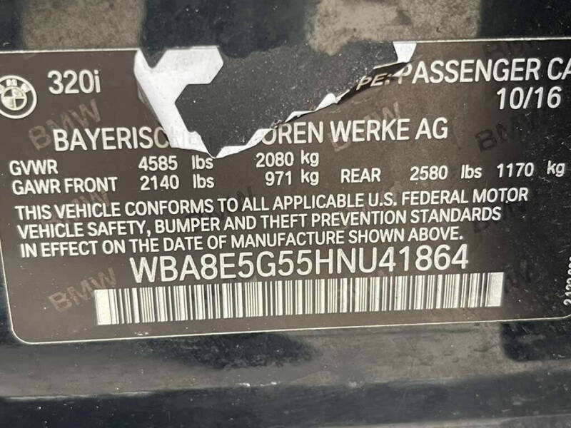 2017 BMW 3 Series 320i xDrive