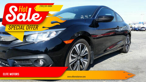 2018 Honda Civic for sale at ELITE MOTORS in Victorville CA