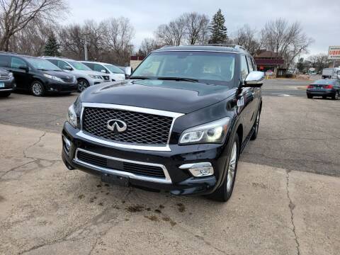 2017 Infiniti QX80 for sale at Prime Time Auto LLC in Shakopee MN