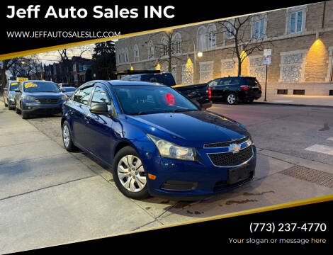 2012 Chevrolet Cruze for sale at Jeff Auto Sales INC in Chicago IL