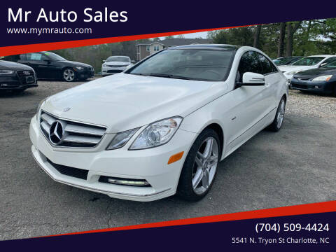 2012 Mercedes-Benz E-Class for sale at Mr Auto Sales in Charlotte NC