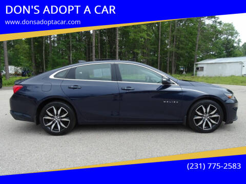 2018 Chevrolet Malibu for sale at DON'S ADOPT A CAR in Cadillac MI