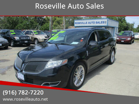 2013 Lincoln MKT for sale at Roseville Auto Sales in Roseville CA