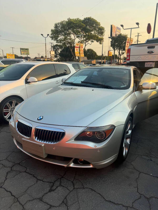 2005 BMW 6 Series for sale at CROWN AUTO INC, in South Gate CA