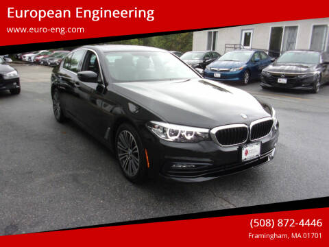 2018 BMW 5 Series for sale at European Engineering in Framingham MA