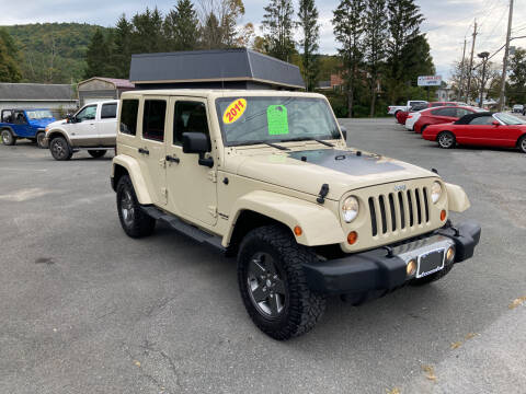 2011 Jeep Wrangler Unlimited for sale at JERRY SIMON AUTO SALES in Cambridge NY