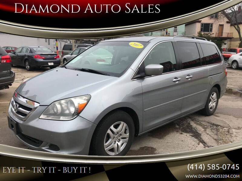 2007 Honda Odyssey for sale at DIAMOND AUTO SALES LLC in Milwaukee WI