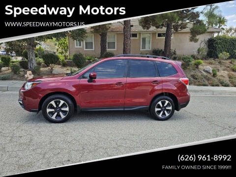 2018 Subaru Forester for sale at Speedway Motors in Glendora CA