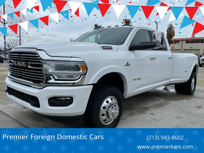 2021 RAM 3500 for sale at Premier Foreign Domestic Cars in Houston TX