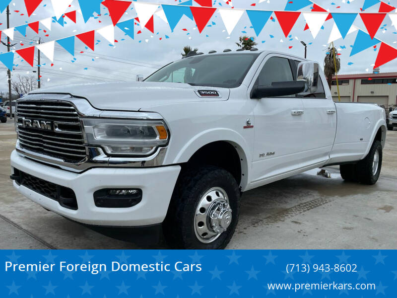 2021 RAM Ram Pickup 3500 for sale at Premier Foreign Domestic Cars in Houston TX
