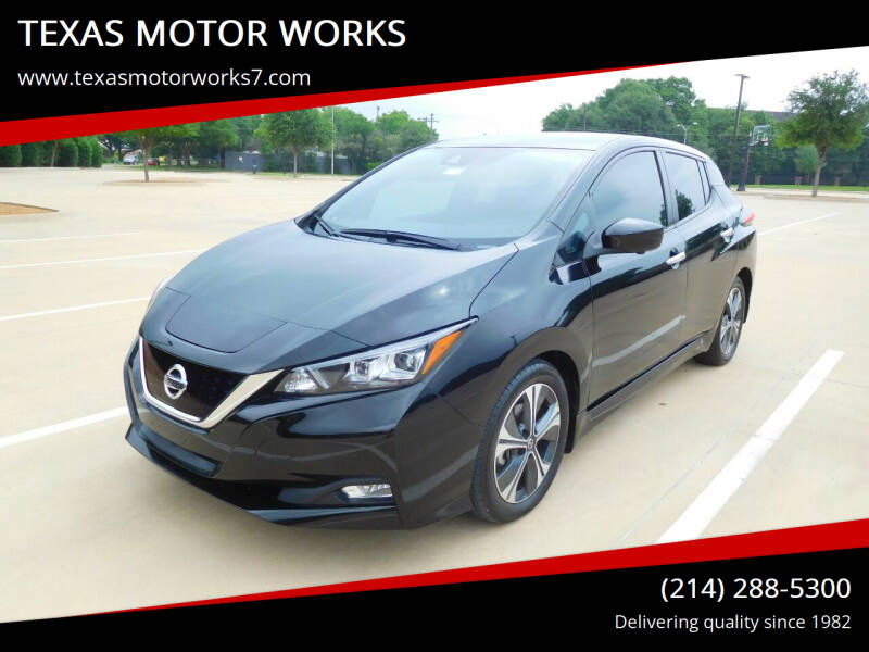 2020 Nissan LEAF for sale at TEXAS MOTOR WORKS in Arlington TX