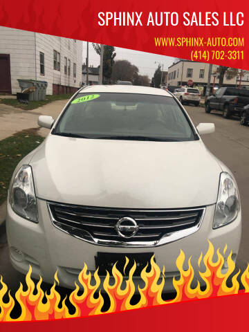 2012 Nissan Altima for sale at Sphinx Auto Sales LLC in Milwaukee WI