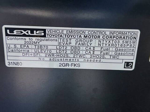 2022 Lexus RX 350L