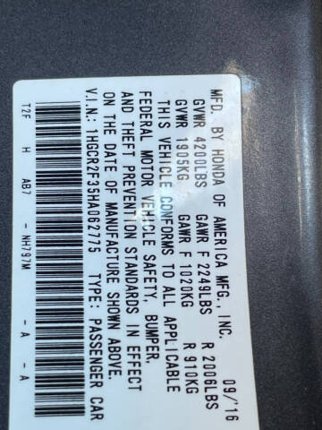 2017 Honda Accord LX