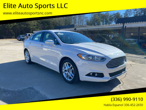2013 Ford Fusion for sale at Elite Auto Sports LLC in Wilkesboro NC