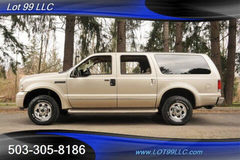 2005 Ford Excursion for sale at LOT 99 LLC in Milwaukie OR