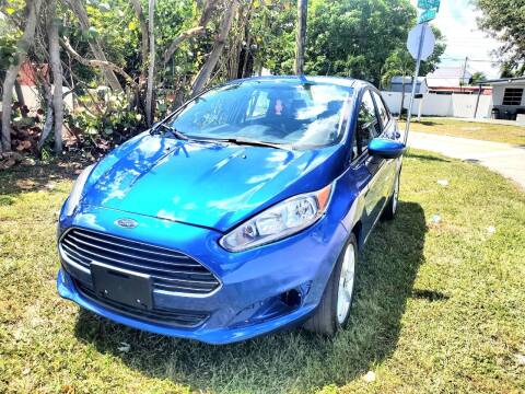 2019 Ford Fiesta for sale at A Group Auto Brokers LLc in Opa-Locka FL