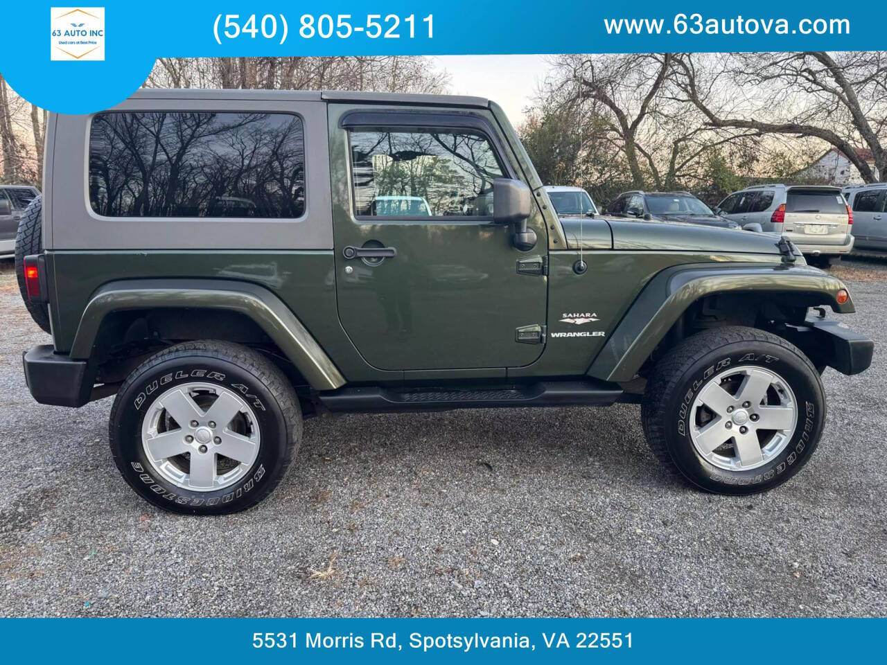 2007 Jeep Wrangler for sale at 63 Auto Inc in Spotsylvania, VA