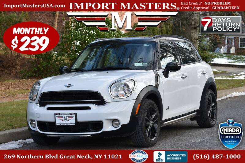 2016 MINI Countryman for sale at Import Masters in Great Neck NY