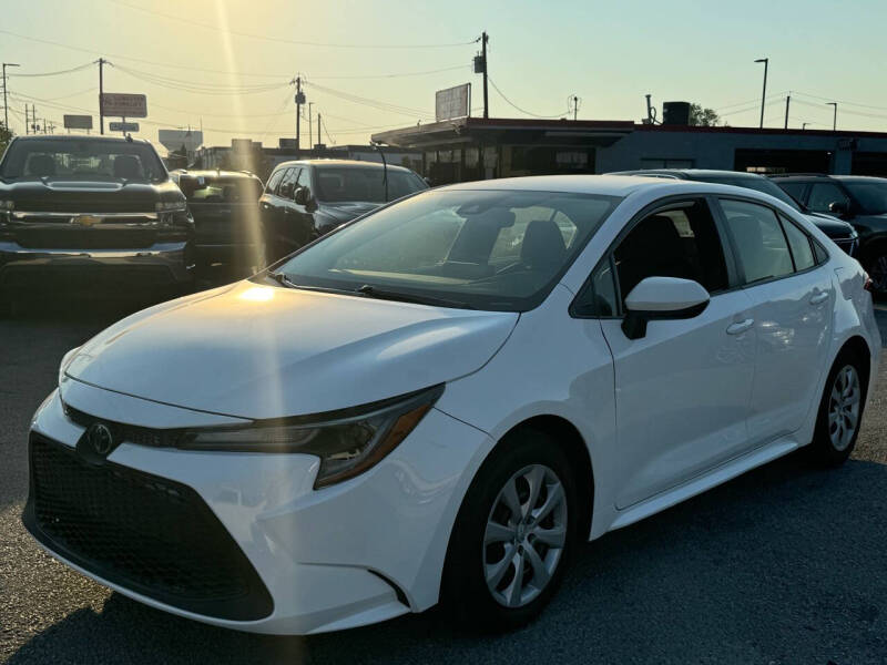 Used 2020 Toyota Corolla LE with VIN JTDEPRAE3LJ109373 for sale in Garland, TX