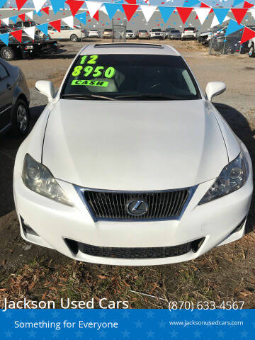 2012 Lexus IS 250 for sale at Jackson Used Cars in Forrest City AR