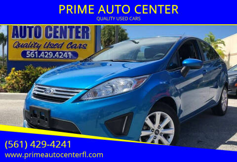 2012 Ford Fiesta for sale at PRIME AUTO CENTER in Palm Springs FL