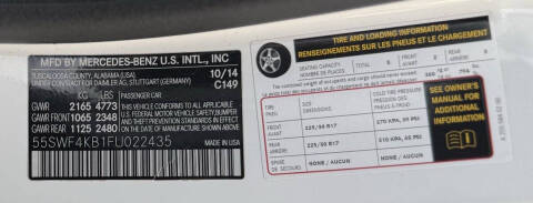 2015 Mercedes-Benz C-Class C 300 4MATIC