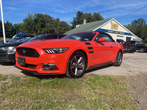 2015 Ford Mustang for sale at TTC AUTO OUTLET/TIM'S TRUCK CAPITAL & AUTO SALES INC ANNEX in Epsom NH