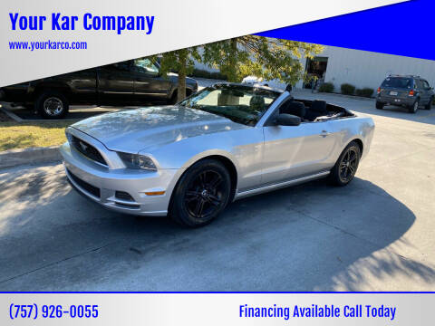 2014 Ford Mustang for sale at Your Kar Company in Norfolk VA