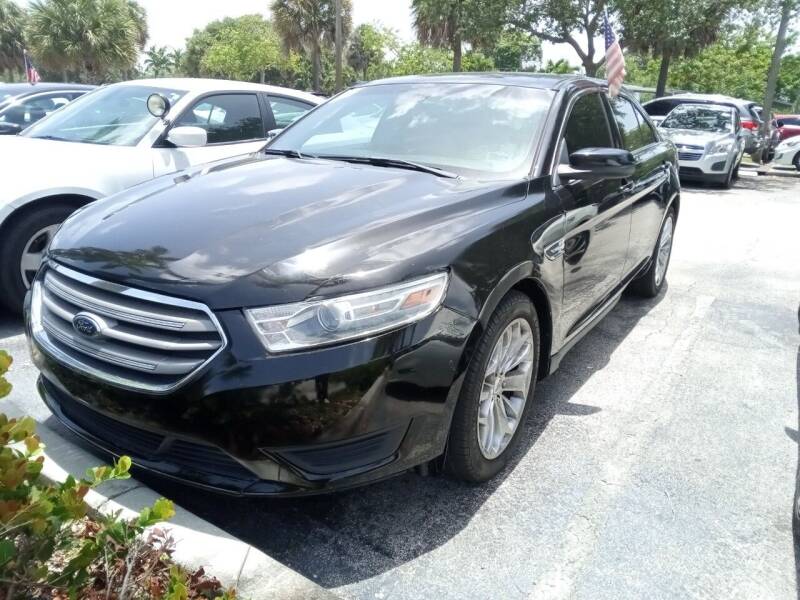 2016 Ford Taurus for sale at Blue Lagoon Auto Sales in Plantation FL