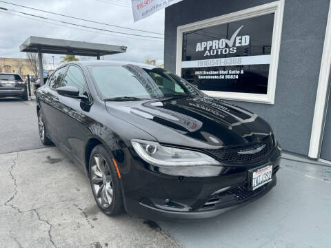 2015 Chrysler 200 for sale at Approved Autos in Sacramento CA